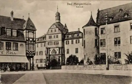 Ak Bad Mergentheim in Tauberfranken, Schloss