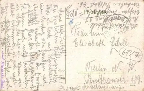 Ak Königsmühle Neustadt an der Weinstraße, Teilansicht, Schwan, Fontäne