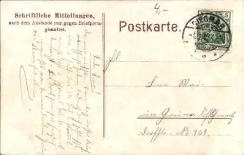 Ak Siegmar Chemnitz in Sachsen, Pelzmühle, Eingang