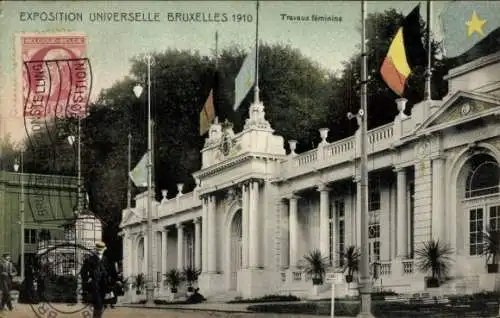 Ak Brüssel Brüssel, Ausstellung 1910, Frauenwerke