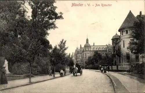 Ak Münster in Westfalen, Am Kreuztor