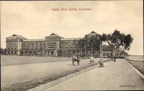 Ak Colombo Ceylon Sri Lanka, Galle-Face-Hotel