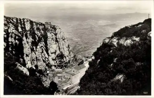 Ak Barcelona Katalonien, Kloster Montserrat, Felswände