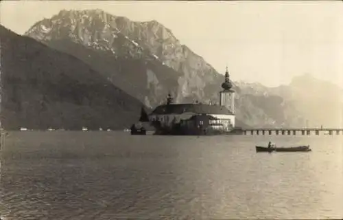 Ak Ort Orth Gmunden am Traunsee Oberösterreich, Schloss Ort