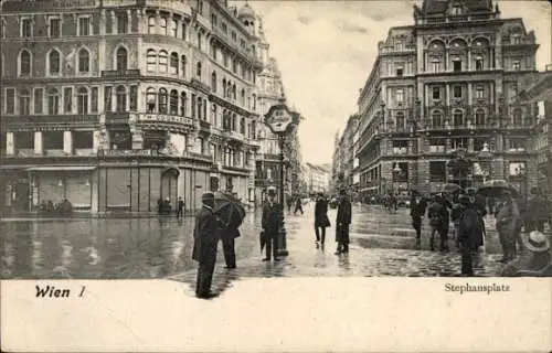 Ak Wien 1 Innere Stadt, Stephansplatz