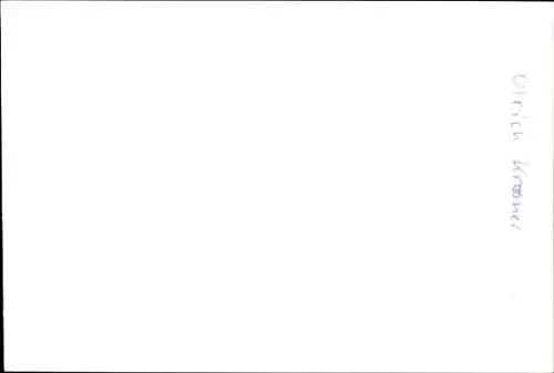 Ak Moderator Ulrich Kraemer, Portrait, Autogramm