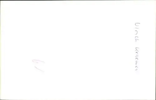 Ak Moderator Ulrich Kraemer, Portrait, Autogramm