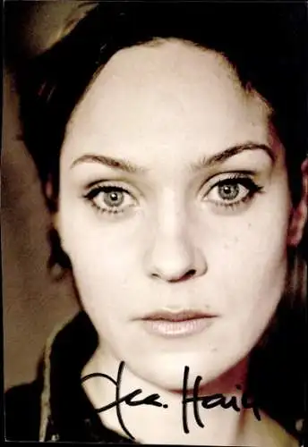 Ak Schauspielerin Jeanette Hain, Portrait, Autogramm