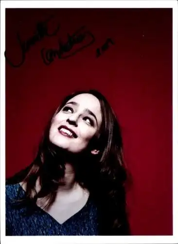 AK Schauspielerin Jeanette Lindström, Portrait, Autogramm