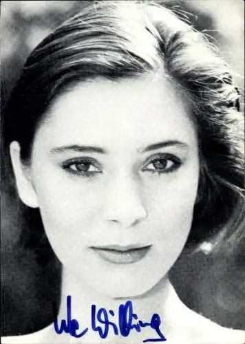Foto Schauspielerin Ute Willing, Portrait, Autogramm
