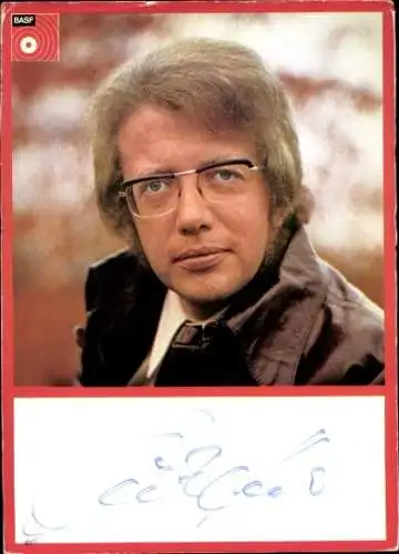 Ak Schauspieler und Sänger Dieter Thomas Heck, Portrait, Autogramm