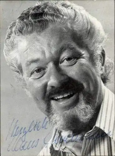 Ak Schauspieler Klaus Havenstein, Portrait, Autogramm