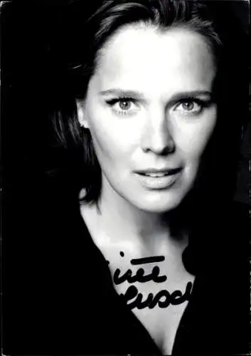 Ak Schauspielerin Désirée Nosbusch, Portrait, Autogramm