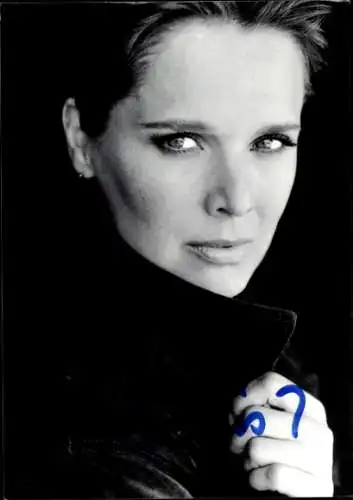 Ak Schauspielerin Désirée Nosbusch, Portrait, Autogramm