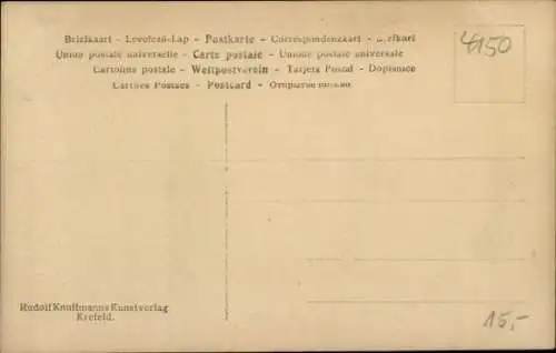 Ak Krefeld am Niederrhein, Empfang Kaiser Wilhelm II., Ansprache des Oberbürgermeisters