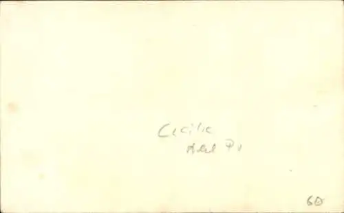 Ak Prinzessin Cecilie, Adel Preußen, Autogramm
