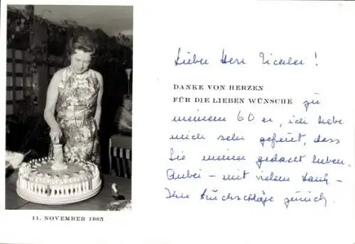 Ak Gräfin Elisabeth von Schaesberg, Autogramm