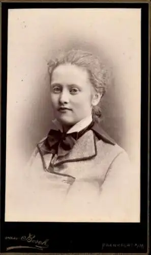 CdV Frankfurt am Main, Portrait einer Frau