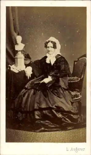 CdV Karoline Auguste von Bayern, Kronprinzessin von Württemberg, Kaiserin von Österreich