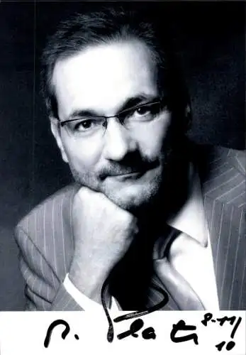 Ak Politiker Matthias Platzeck, Ministerpräsident von Brandenburg, Portrait, Autogramm