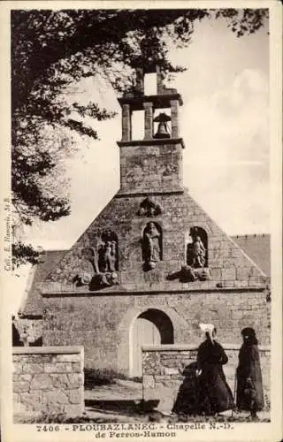 Ak Ploubazlanec Côtes d'Armor, Chapelle N. D. de Perros Hamon