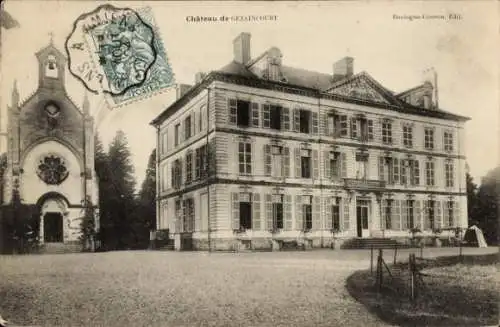 Ak Gézaincourt Somme, Chateau