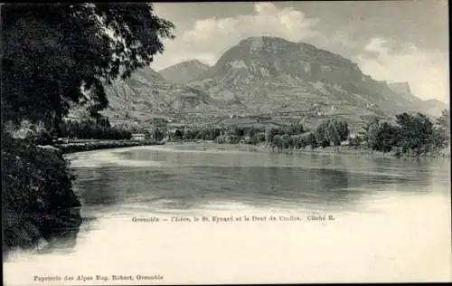 Ak Grenoble-Isère, Isere, St. Eynard, Dent de Crolles
