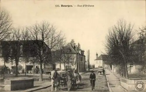 Ak Bourges-Cher, Rue du Orléans