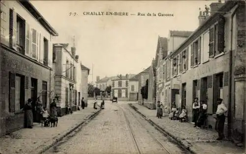 Ak Chailly und Seine et Marne Beer, Rue de la Garenne