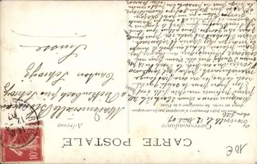 Ak Trouville sur Mer Calvados, Villa Denain