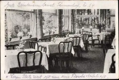 Ak Friedrichroda im Thüringer Wald, Sanatorium Tannenhof, Terrasse