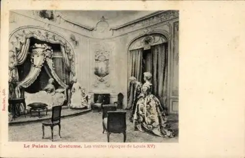 Ak Paris, Ausstellung 1900, Palais du Costume, Beschreibung