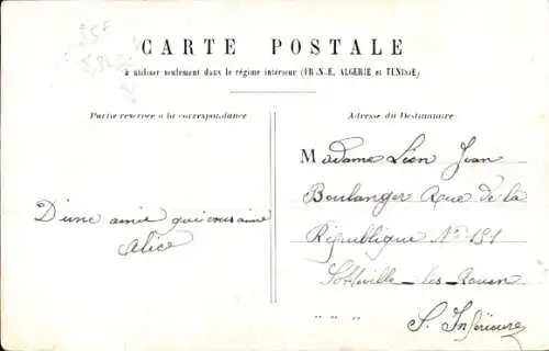 Ak Bebe est Sage, s'amuse, Baby mit Nachttopf