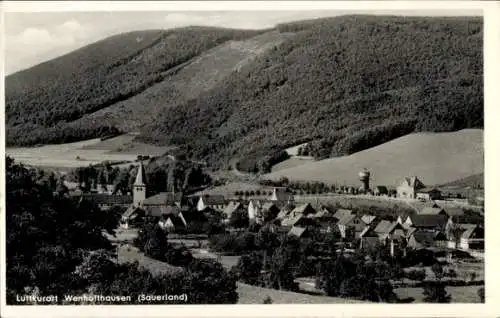 Ak Wenholthausen Eslohe im Sauerland, Gesamtansicht