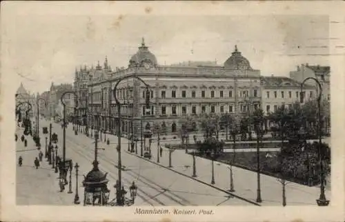 Ak Mannheim in Baden, Kaiserliche Post