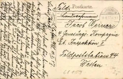 Ak Mannheim in Baden, Kaiserliche Post