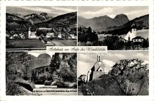 Ak Bad Feilnbach in Oberbayern, Panorama, Wendelstein
