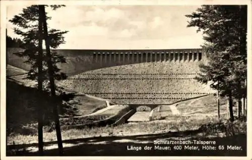 Ak Forbach im Murgtal Schwarzwald Baden, Schwarzenbachtalsperre