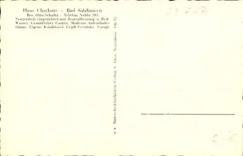 Ak Bad Salzhausen Nidda in Hessen, Heilquellen