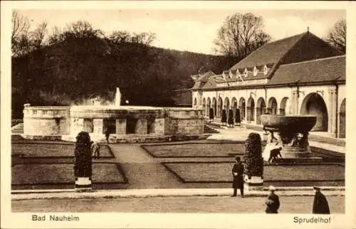 Ak Bad Nauheim in Hessen, Sprudelhof