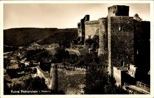 Ak Hohenstein in Nassau Untertaunus, Ruine