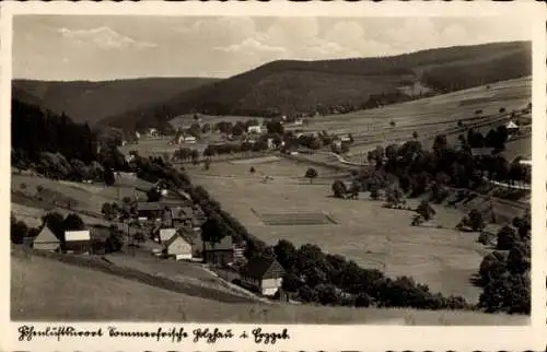 Ak Holzhau Rechenberg Bienenmühle Erzgebirge, Gesamtansicht