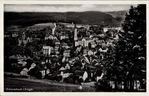 Ak Eibenstock im Erzgebirge Sachsen, Gesamtansicht