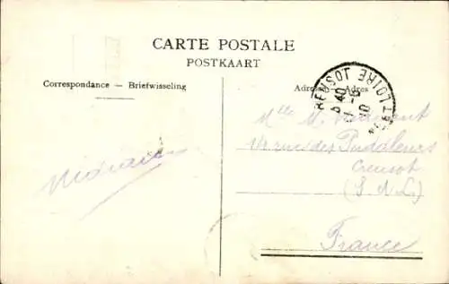 Ak Brüssel Brüssel, Weltausstellung 1910, Auf der Gartenbrücke