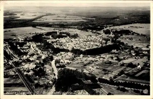 Ak Wildeshausen in Oldenburg, Panorama, Fliegeraufnahme