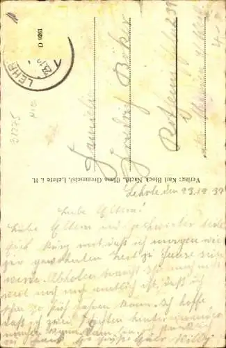 Ak Lehrte in Niedersachsen, Ehrenmal 1914-1918, Feldgeschütz