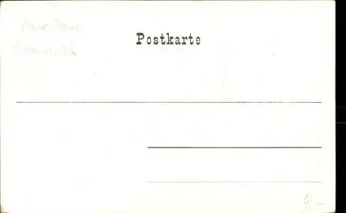 Leuchtfenster Ak Braunschweig, an der Oker