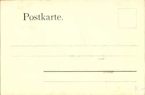 Litho Döberitz im Havelland, Truppenübungsplatz, Offiziers Casino, Wache, Turm