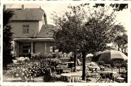 Ak Hasslinghausen Sprockhövel im Ruhrgebiet, Restaurant Stefansbecke, Garten