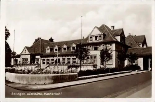 Ak Solingen in Nordrhein Westfalen, Blick auf die Gaststätte Kannenhof